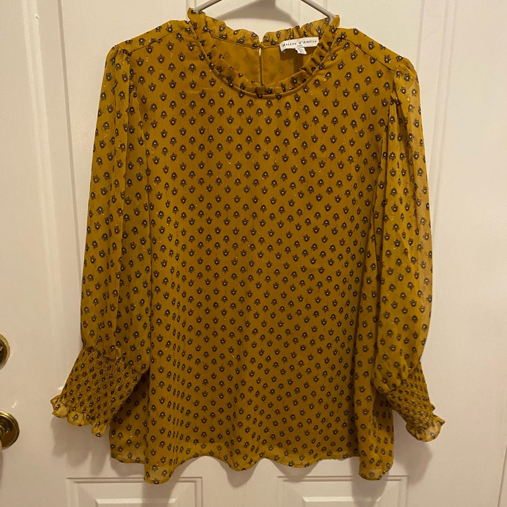 Mustard yellow work too